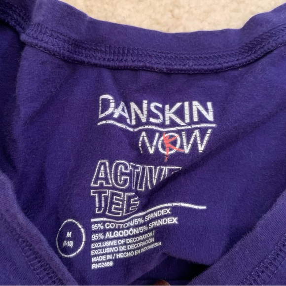 Danskin Active Tee Medium Purple - Picture 3 of 3
